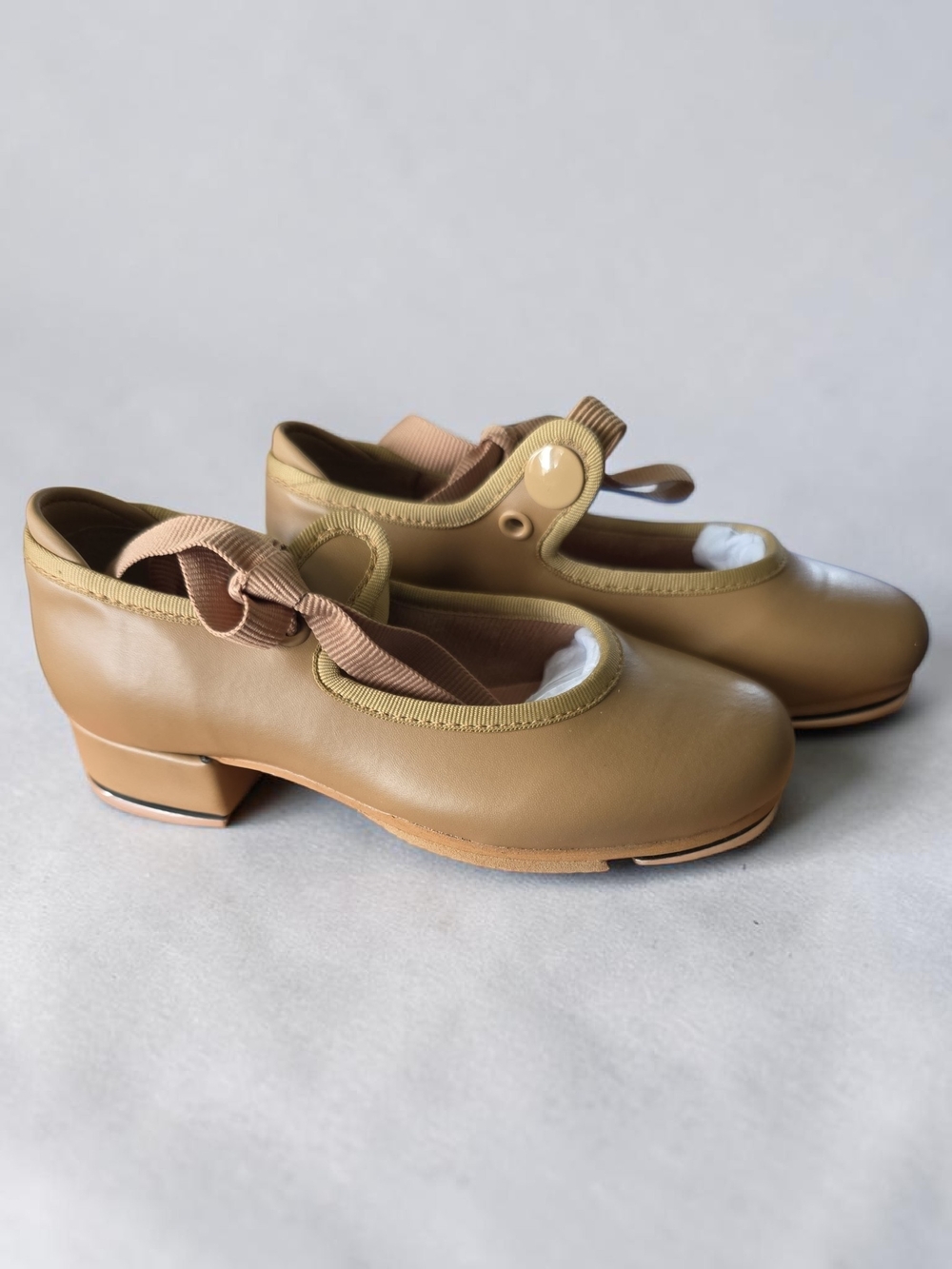 Bloch Girls Tan Mary Jane Tap Shoes